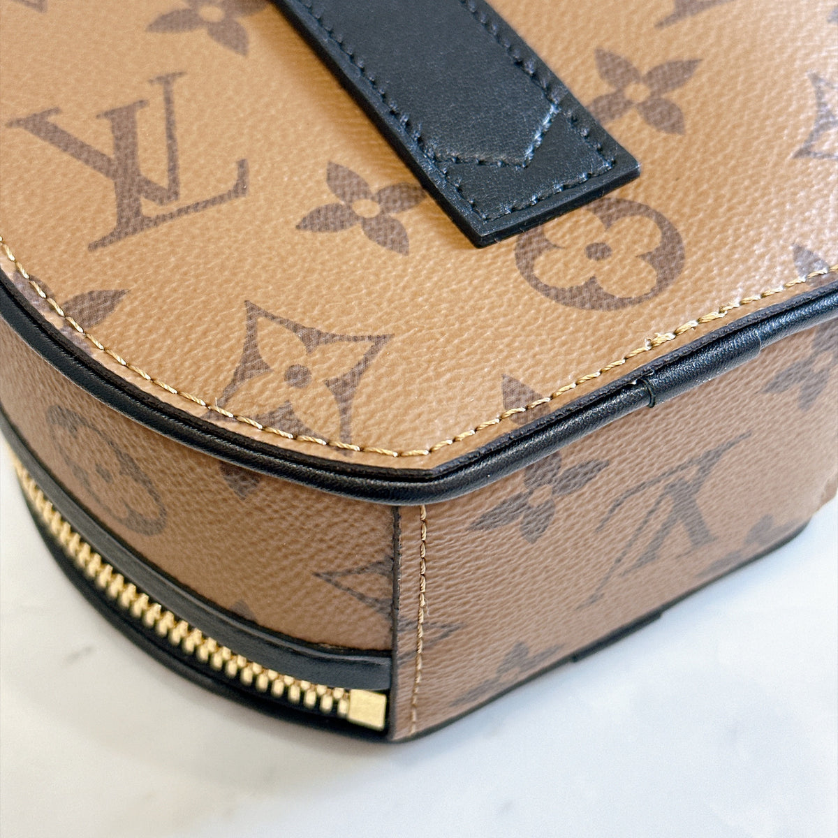 LV Mini Boite Chapeau in Reverse Monogram