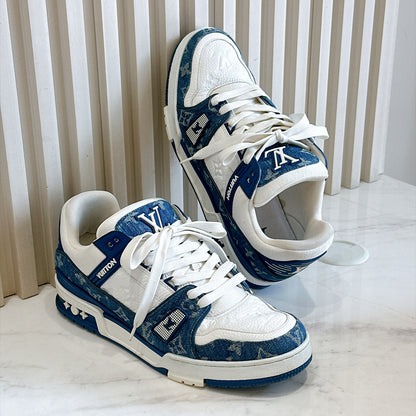 LV Trainer Sneakers in Blue