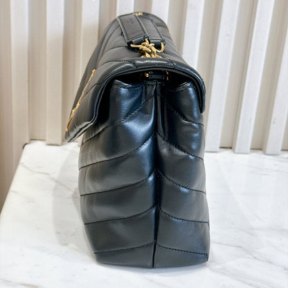 YSL Lou Lou Small in Black GHW