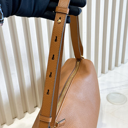Gucci Half Horsebit Medium Bag Brown