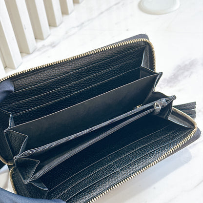 Gucci Soho Long Wallet in Black