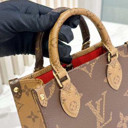 LV On The Go BB in Reverse Monogram