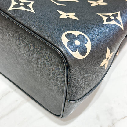 LV Neo Noe MM Bicolour In Black / Creme