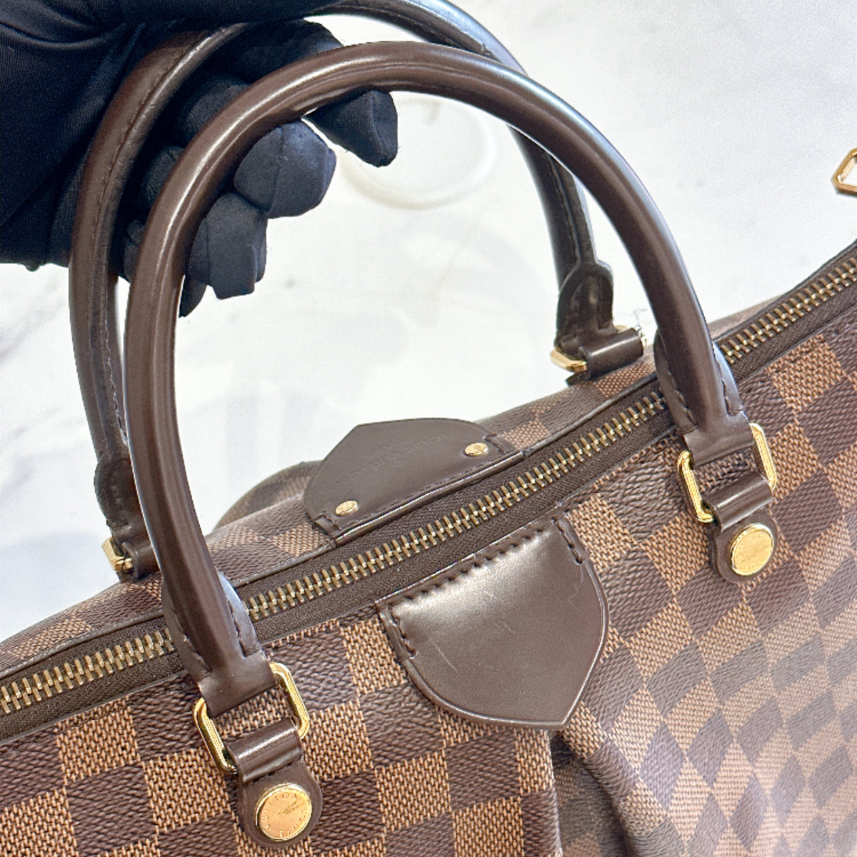 LV Damier Ebene Siena PM
