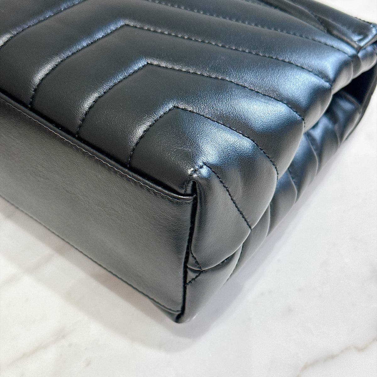 YSL Lou Lou Small in Black GHW