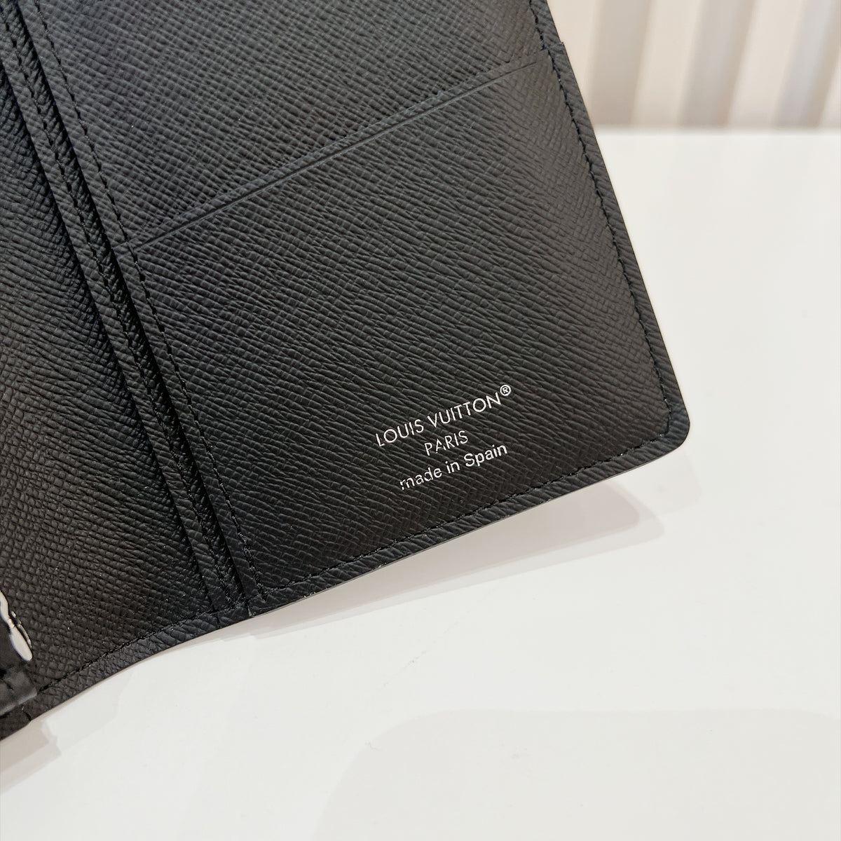 LV Brazza Wallet in Monogram Eclipse
