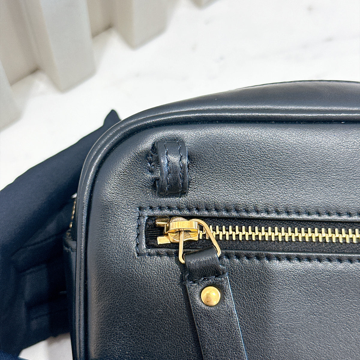 YSL Lou Belt Bag In Black GHW