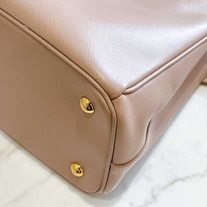 Prada Saffiano Gallieria Pink in Medium