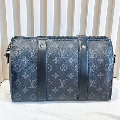 LV Monogram Eclipse City Keepall