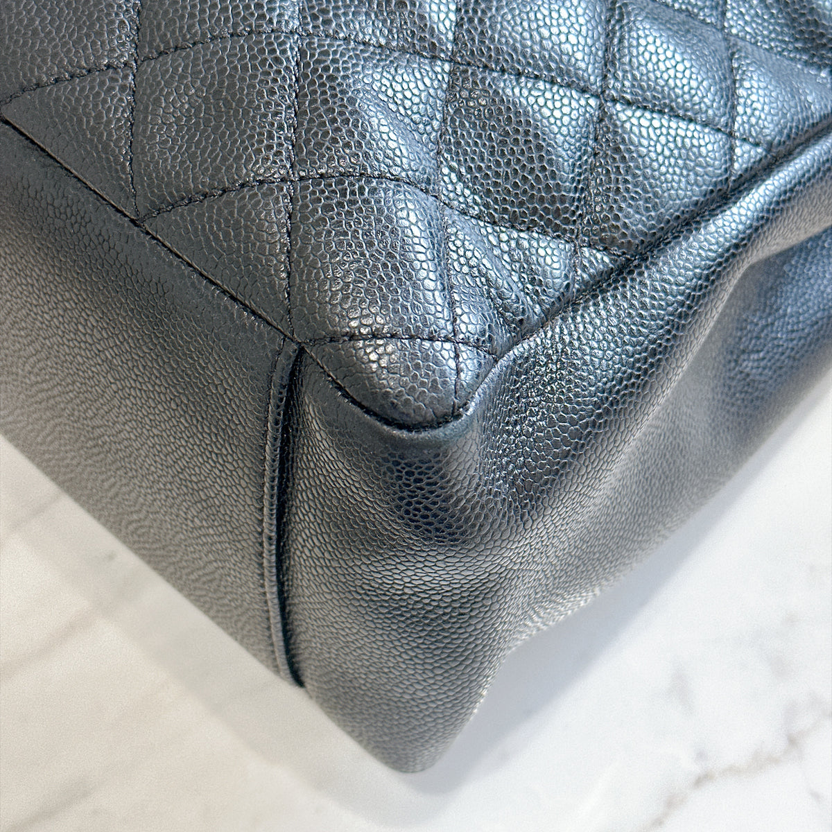 Chanel GST in Black Caviar GHW