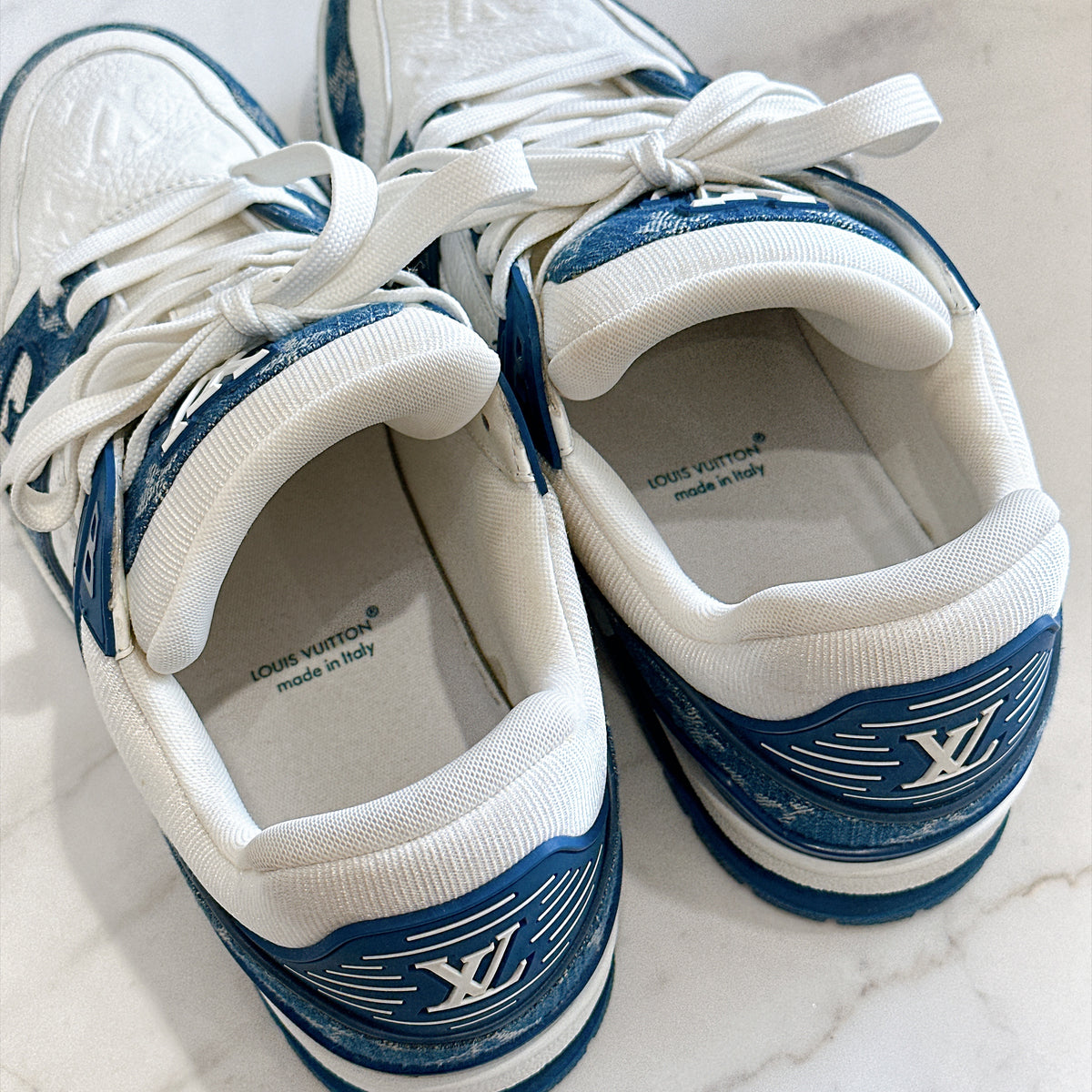 LV Trainer Sneakers in Blue