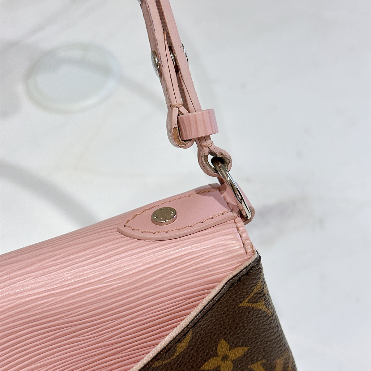LV Epi Saint Michel Pink Shoulder Bag