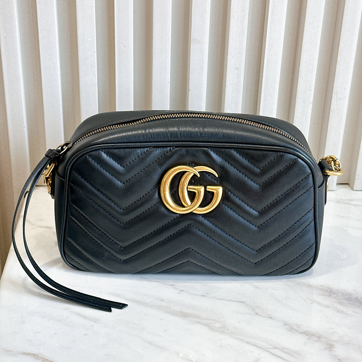 Gucci Marmont Camera Bag Small Black