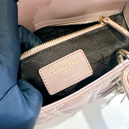 Lady Dior Small Pink in LGHW