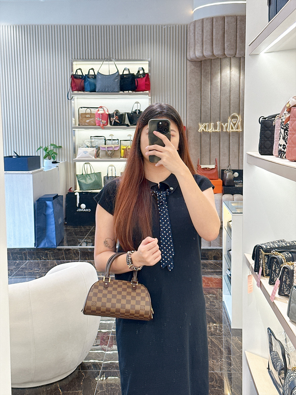 LV Ribera Mini Damier Ebene
