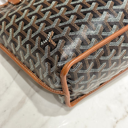 Goyard Mini Anjou in Black and Tan
