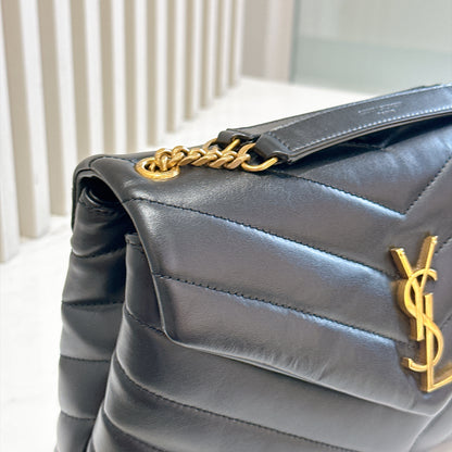 YSL Lou Lou Small in Black GHW