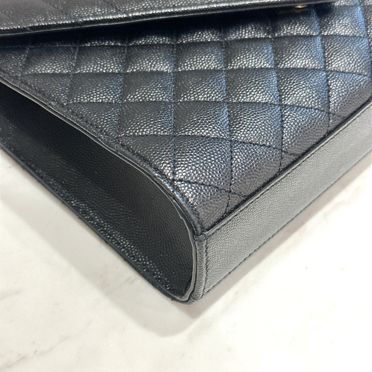 YSL Envelope Medium in Black GHW