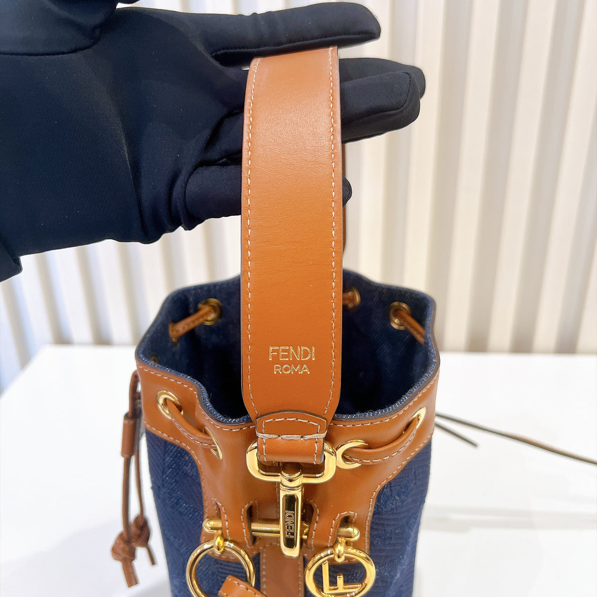 Fendi Mon Tresor Mini in Denim