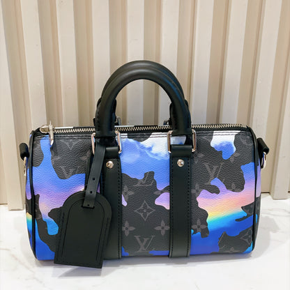 LV Keepall 25 in Monogram Sunrise