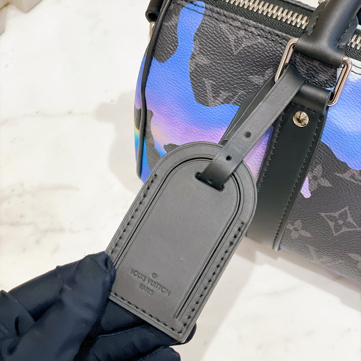LV Keepall 25 in Monogram Sunrise