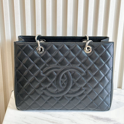 Chanel GST in Black Caviar SHW