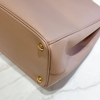 Prada Saffiano Gallieria Pink in Medium