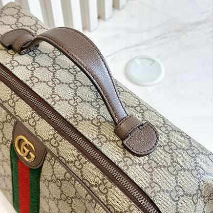 Gucci Web Savoy Shoes Case in GG Supreme