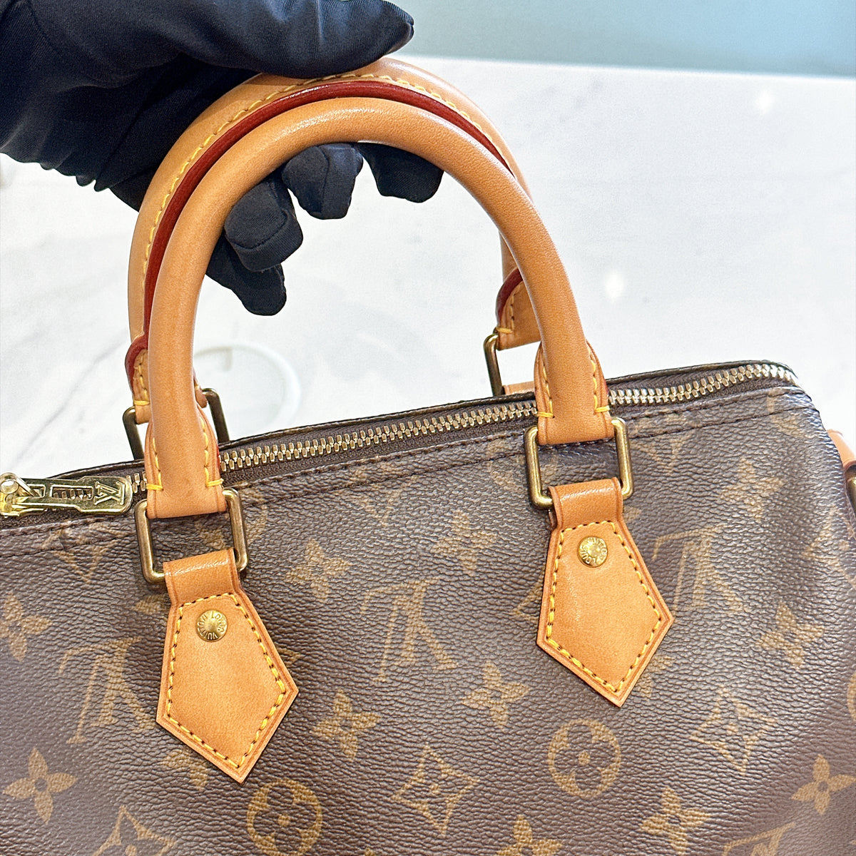 LV Monogram Speedy 25 Bandouliere