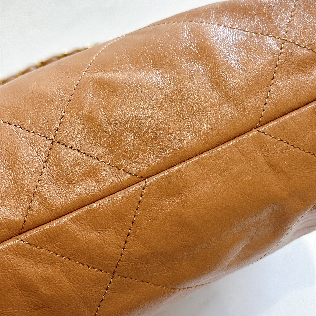 Chanel 22 Small in Caramel Calfskin