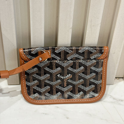 Goyard Mini Anjou in Black and Tan