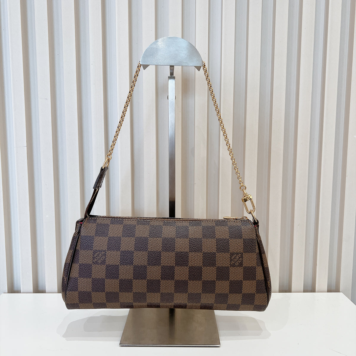 LV Damier Ebene Eva Clutch