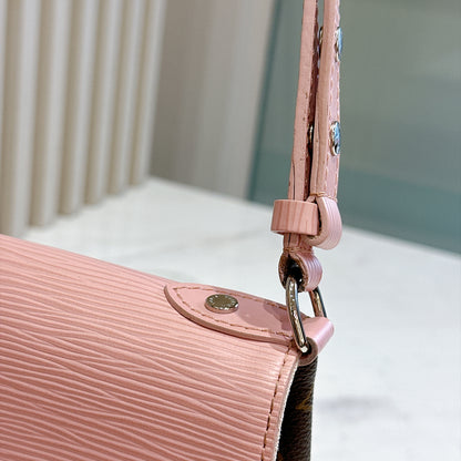 LV Epi Saint Michel Pink Shoulder Bag