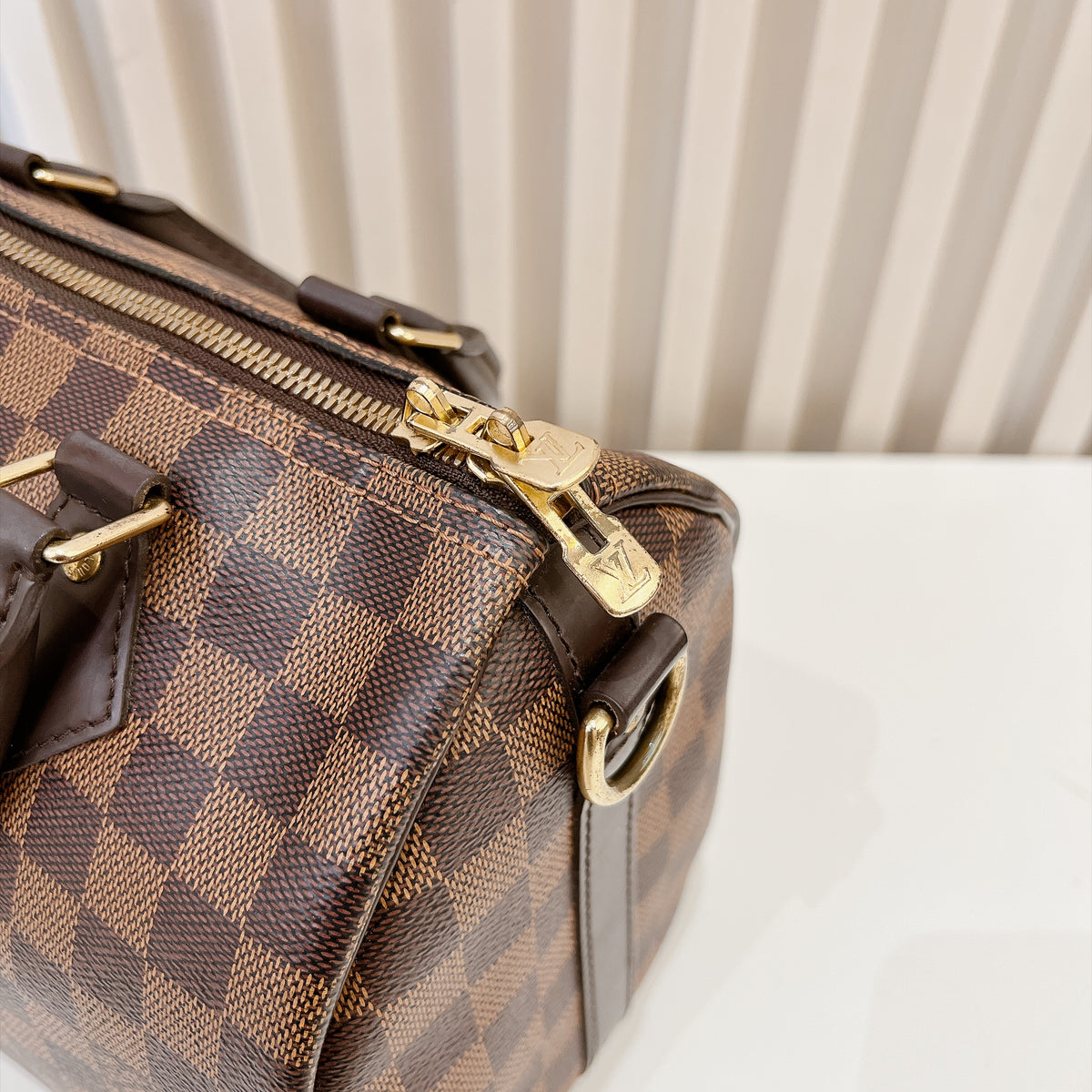 LV Damier Ebene Speedy 25 Bandouliere