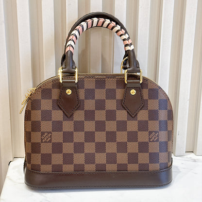 LV Alma BB Damier Ebene Braided