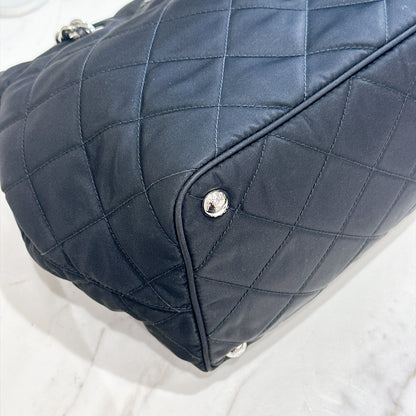 Prada Quilted Tessuto Nylon Chain Shoulder Tote