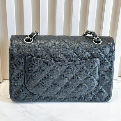 Chanel Classic Flap Small in Black Caviar SHW