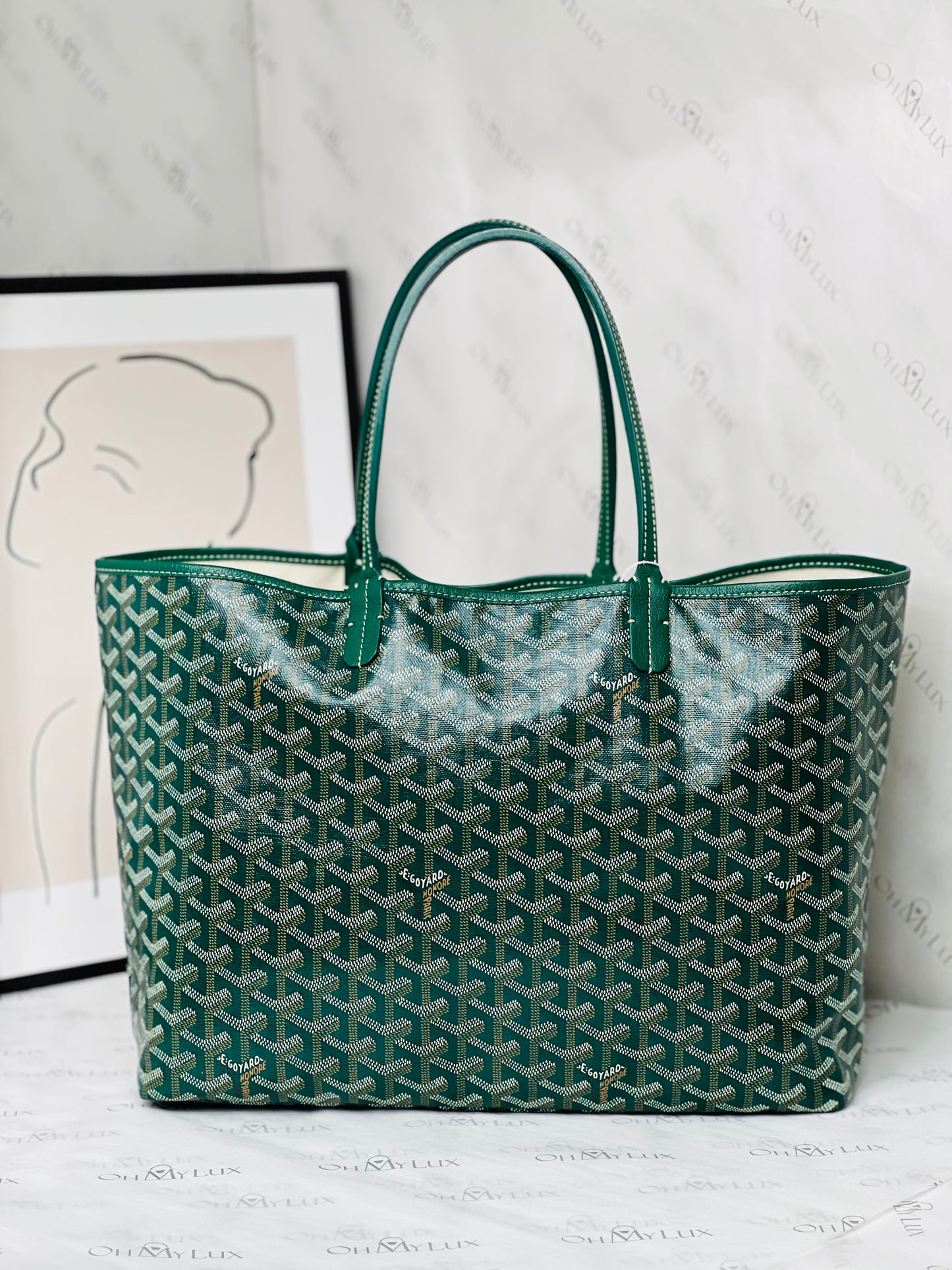 Goyard St Louis PM In Green