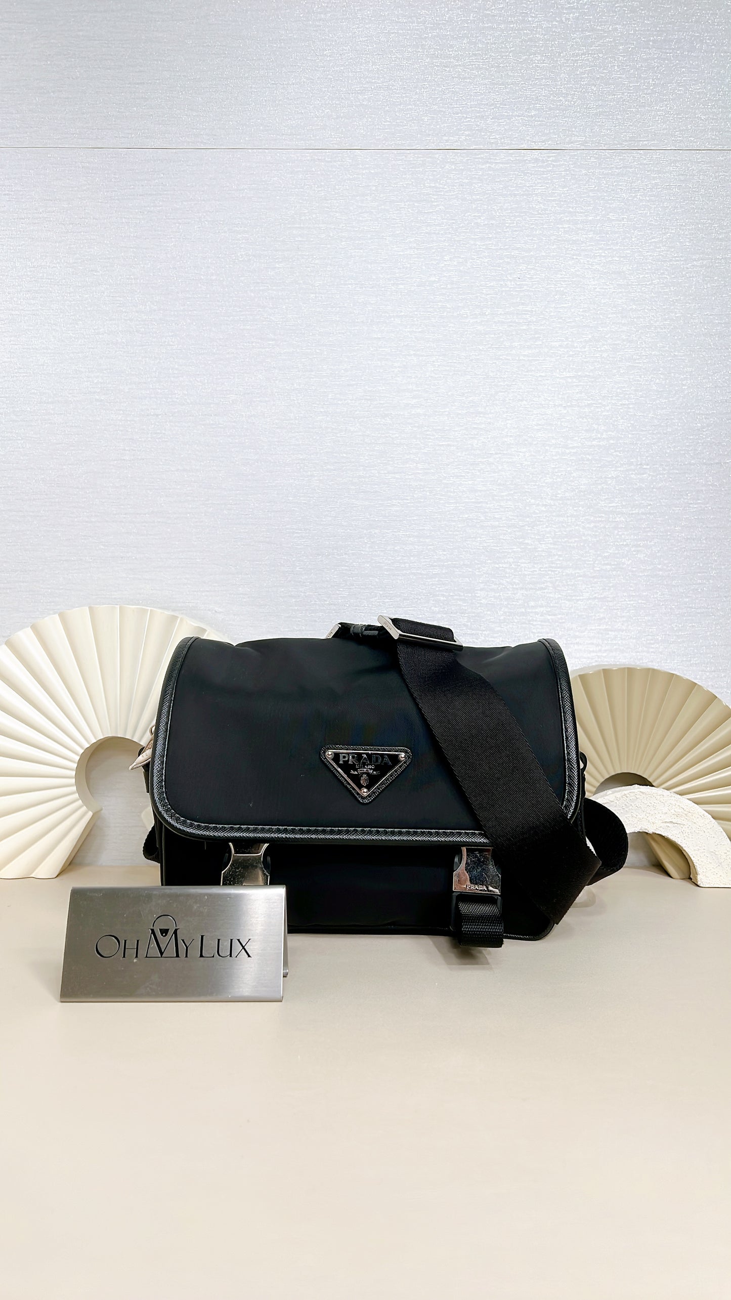 Prada Renylon and Saffiano Shoulder bag