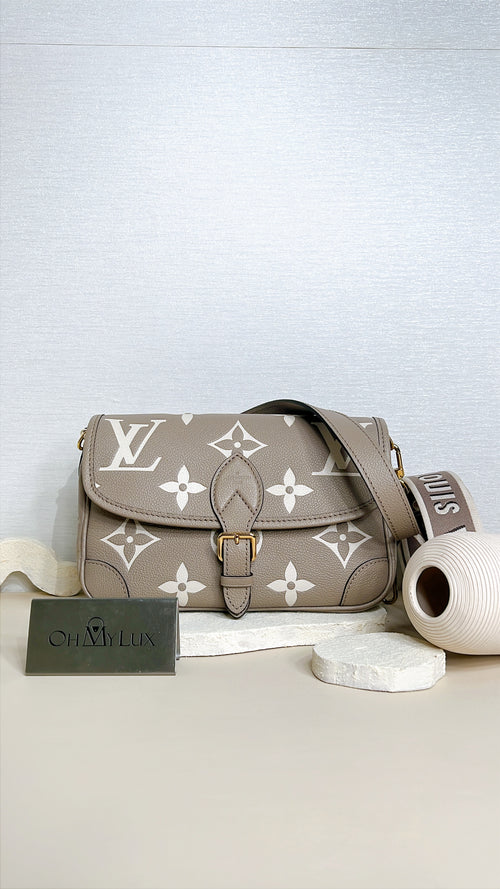 LV Monogram Diane in Tourterelle and Cream