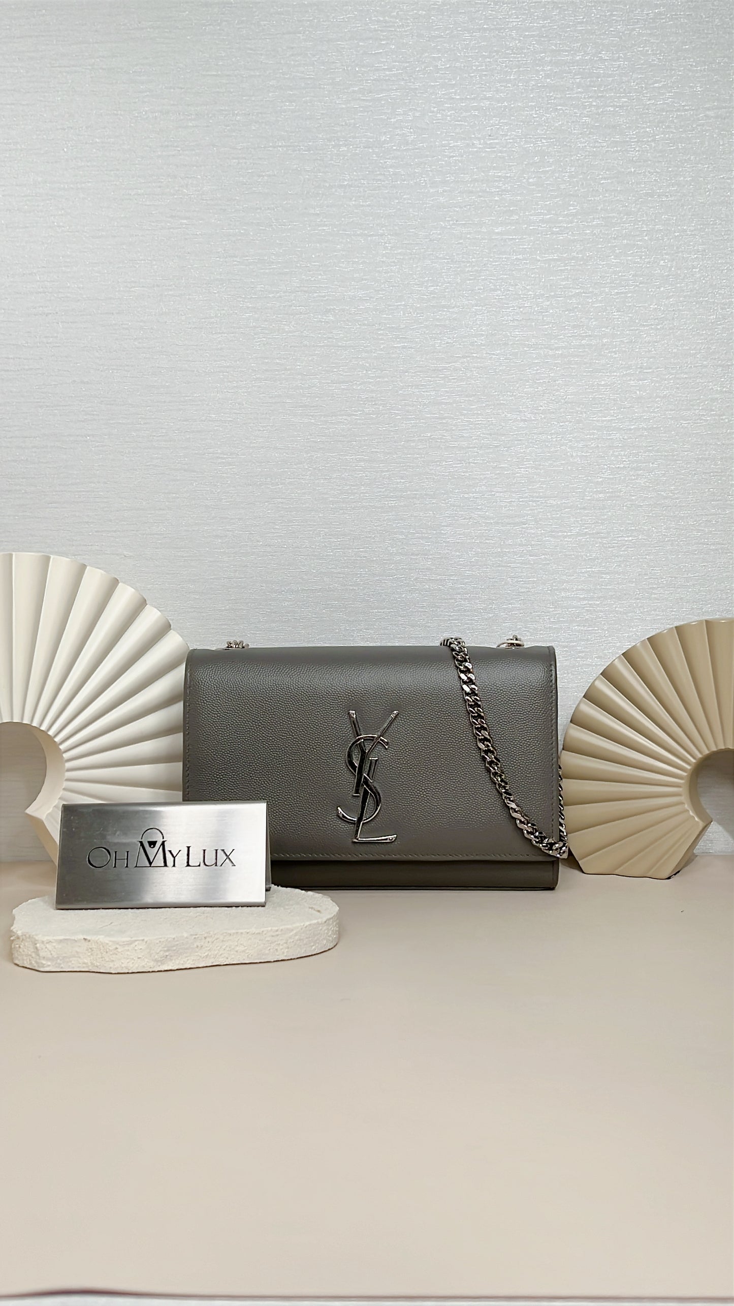 YSL Kate Small in Grey