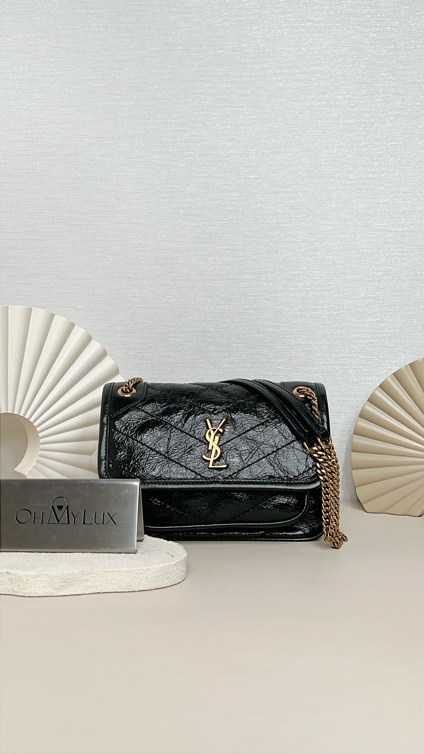 YSL Niki Mini in Black