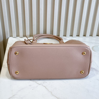 Prada Saffiano Gallieria Pink in Medium