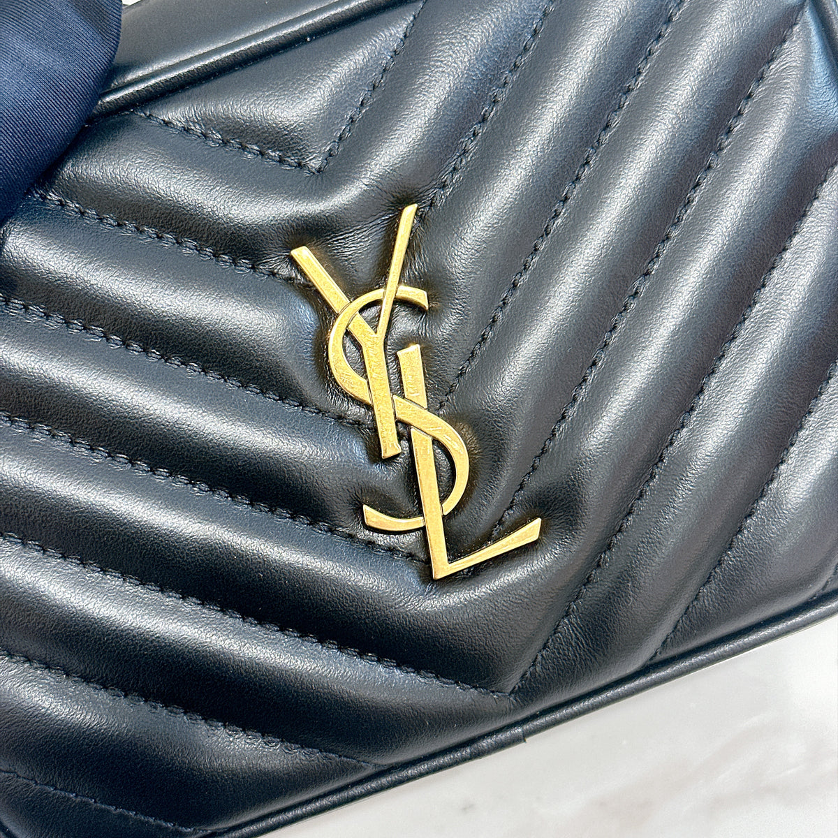 YSL Lou Belt Bag In Black GHW