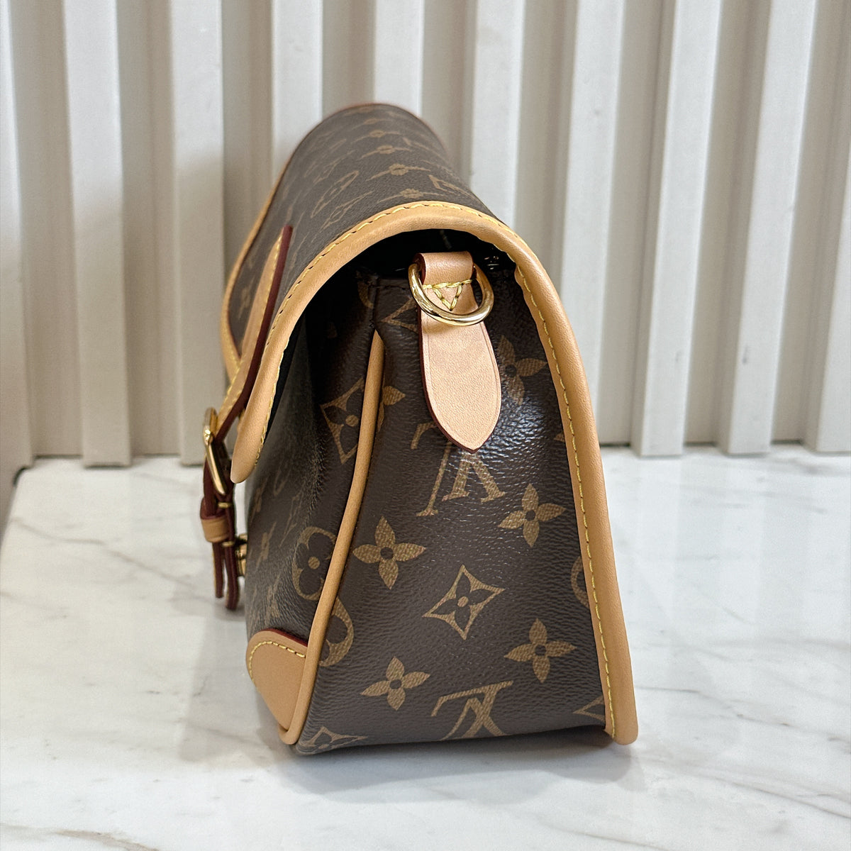 LV Monogram Diane with Black Strap
