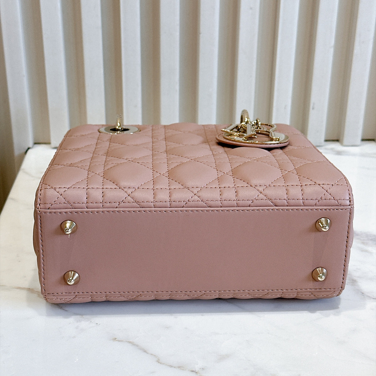 Lady Dior Small Pink in LGHW