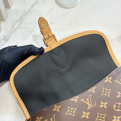 LV Monogram Diane with Black Strap