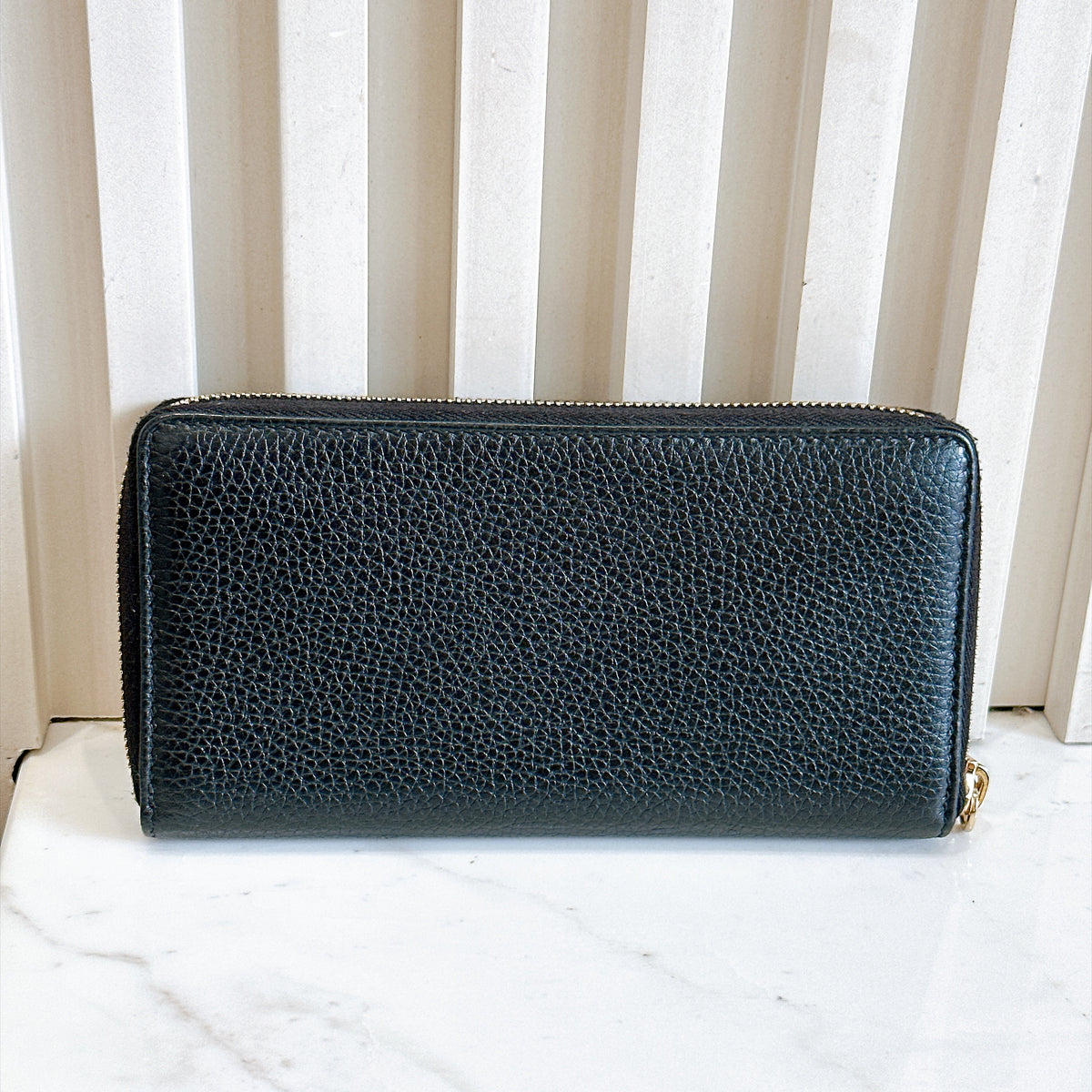 Gucci Soho Long Wallet in Black