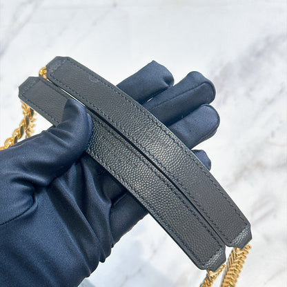 YSL Envelope Medium In Black GHW