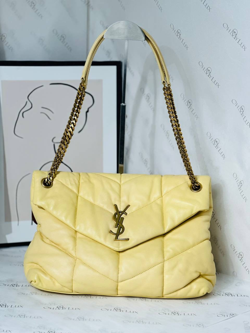 YSL Puffer In Nappa Leather